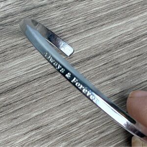 🐼 3/$25 Silver Always & Forever Engraved Bracelet